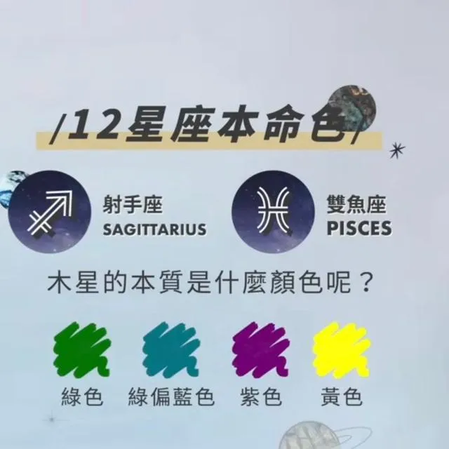 2025年12星座幸運(yùn)色、本命色公開，選對(duì)顏色幫助開運(yùn)