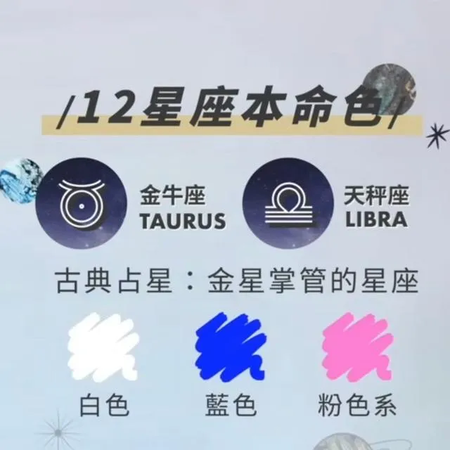 2025年12星座幸運(yùn)色、本命色公開，選對(duì)顏色幫助開運(yùn)